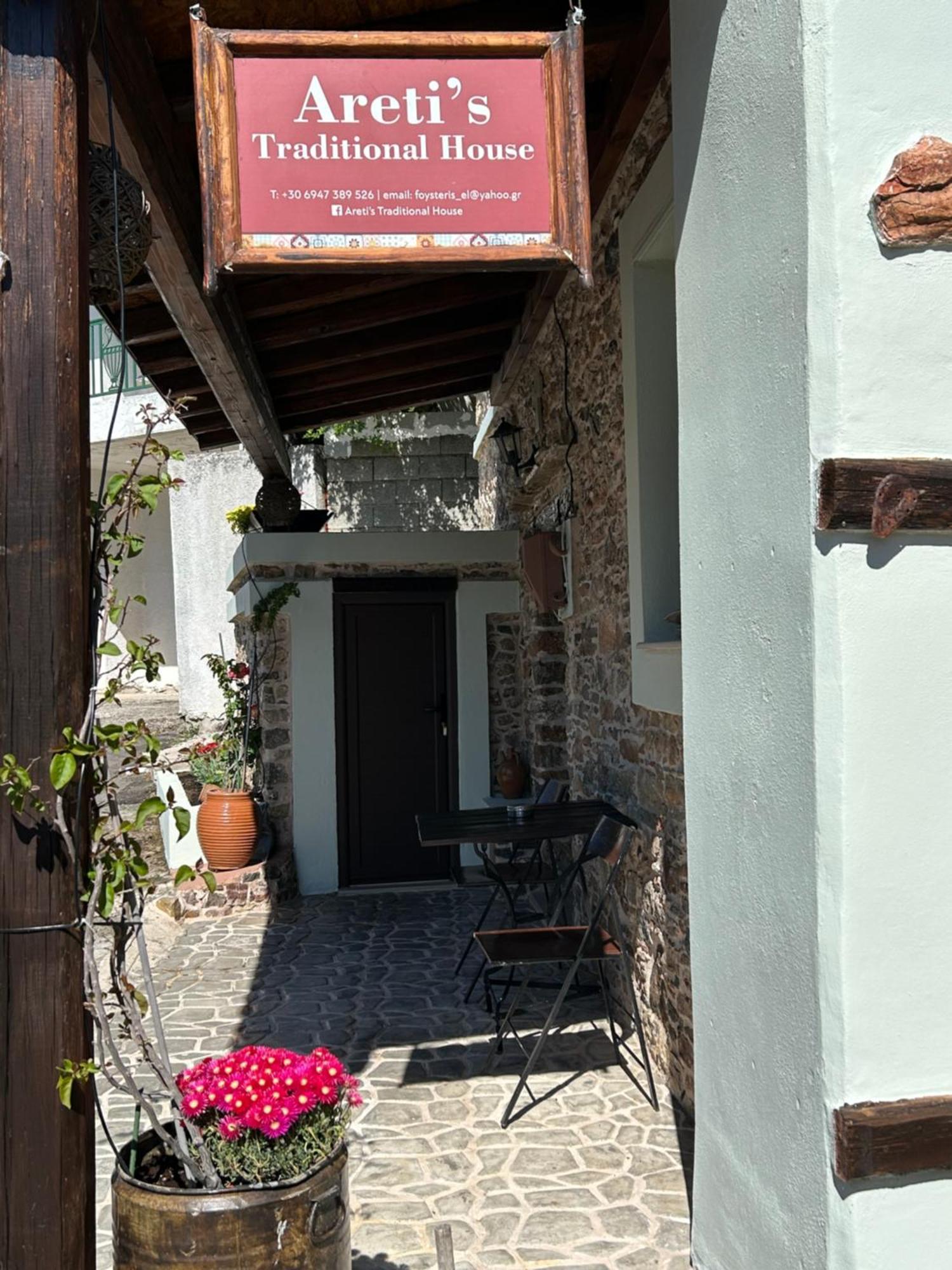 Areti'S Traditional House Apollona Esterno foto